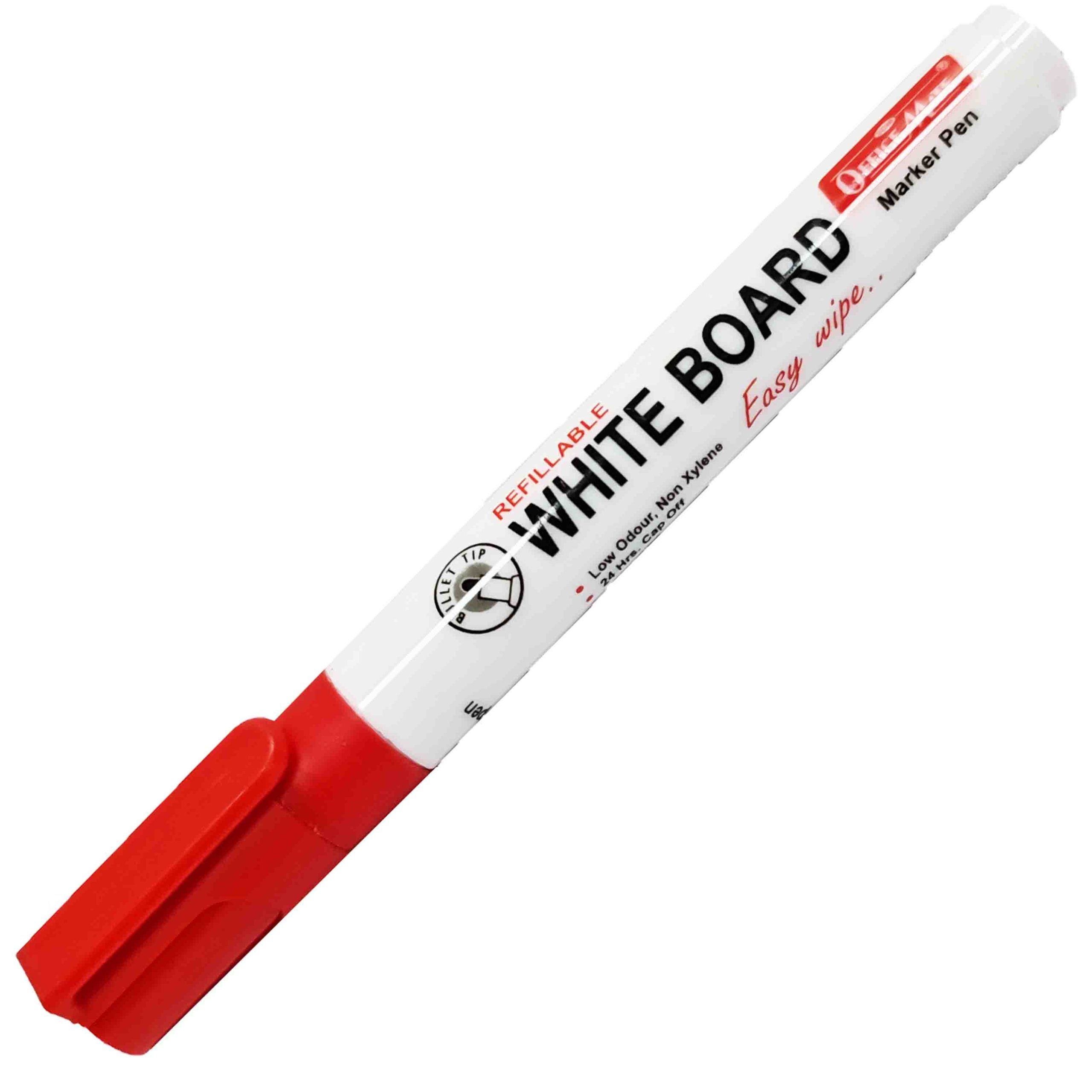 P06380 MARKER OFFICE MATE WHITE BOARD MARKER RED Pran Pen